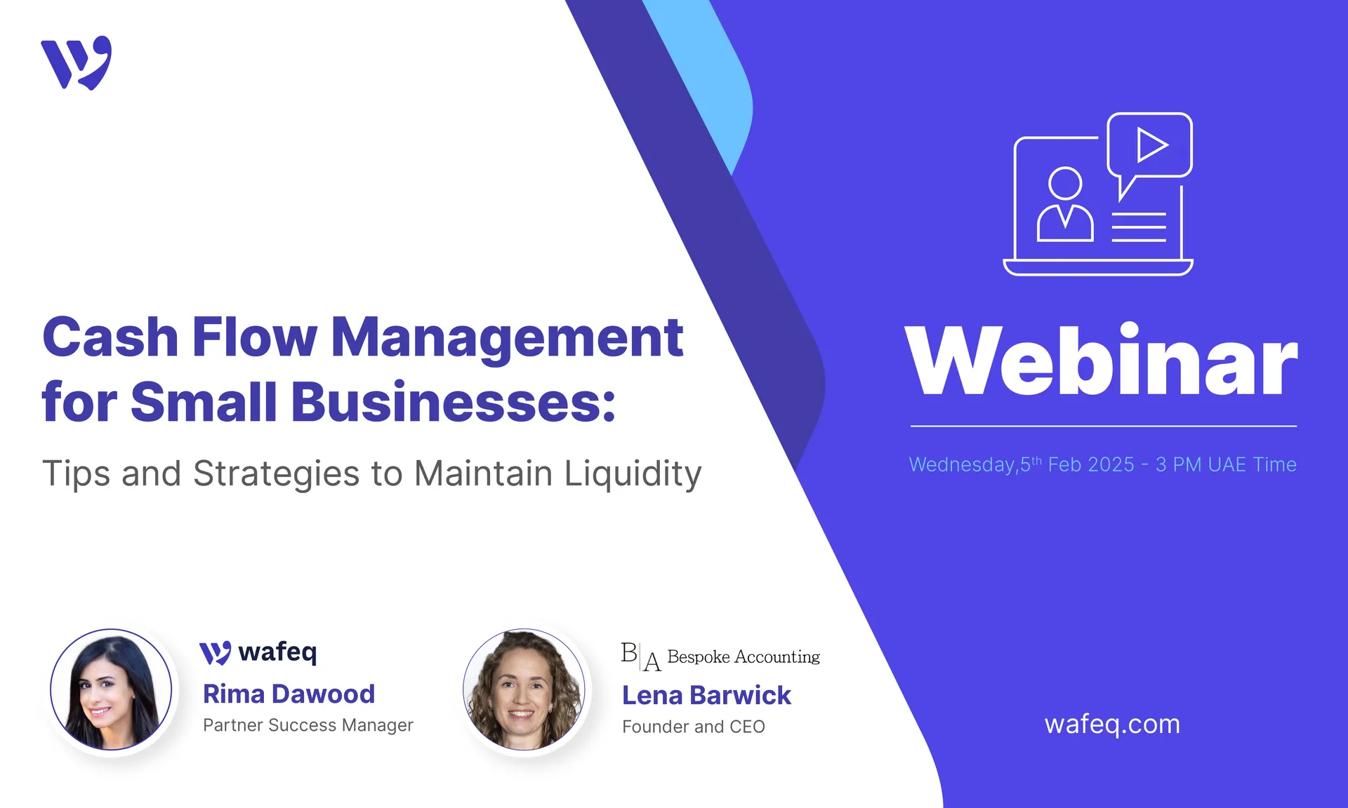 Cash Flow Management for Small Businesses webinar